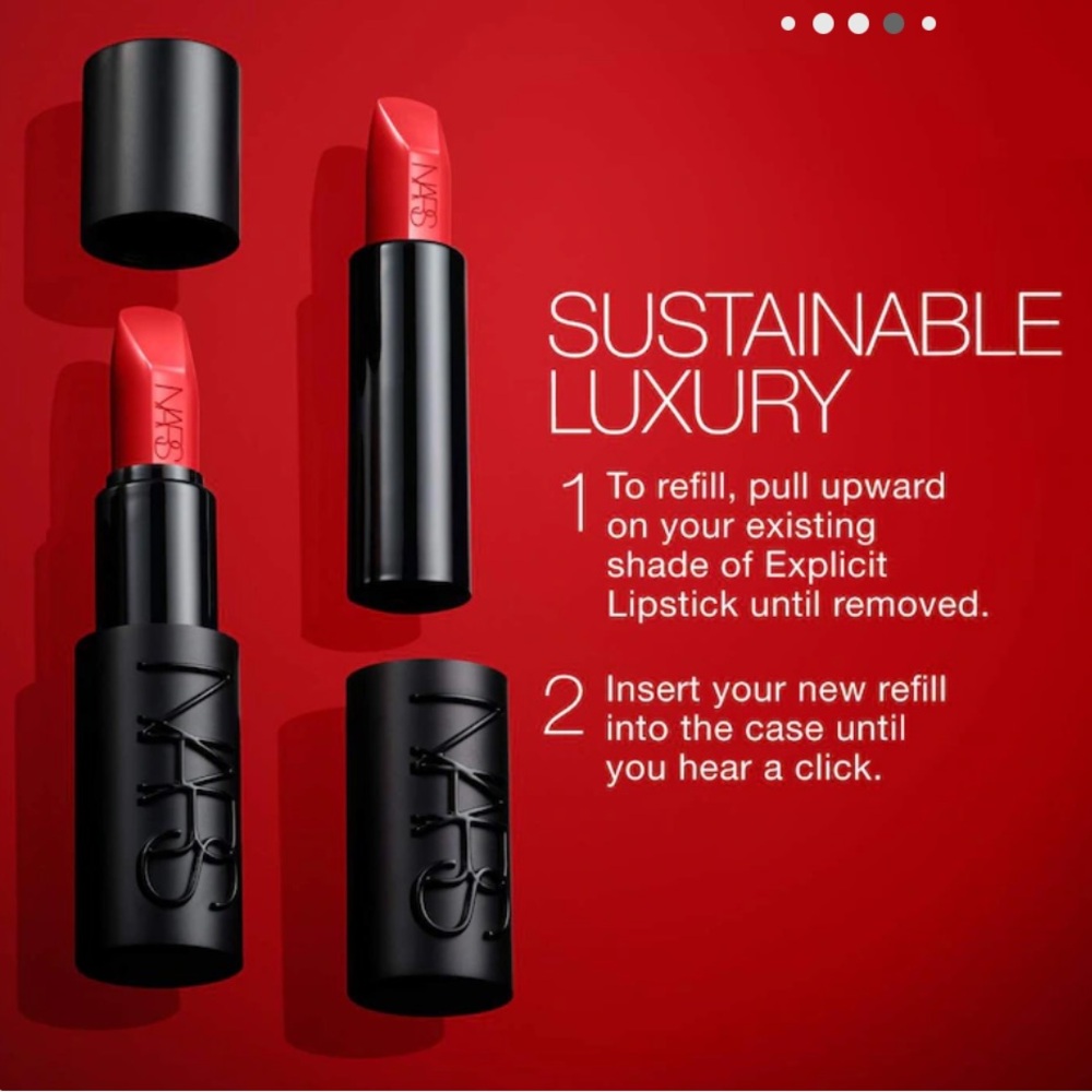 NARS Explicit Refillable Satin Lipstick-831 Devious - Picture 3 of 7